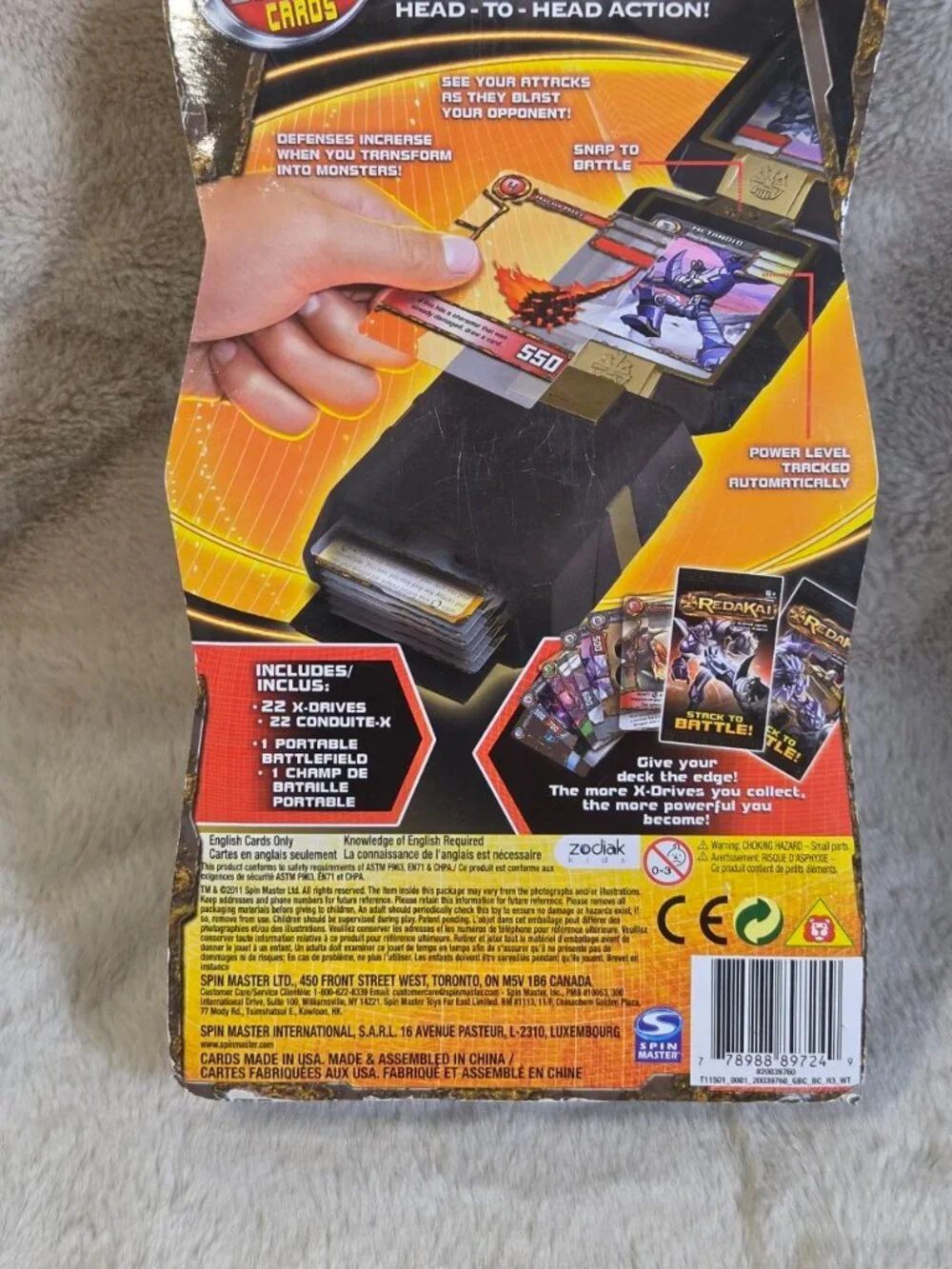 Redakai Conquer The Kairu X-Reader Starter Pack Includes 22 Cards NEW SEALED